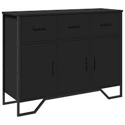 Helloshop26 - Buffet bahut commode armoire meuble de rangement organisateur cuisine salle de séjour salon 97 x 32,5 x 74,5 cm bois 02_0036158 - 30002_0