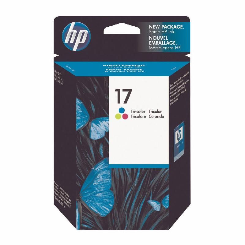 HEWLETT PACKARD CARTOUCHE D'ENCRE - HP 17 (C6625A) - 3 COULEURS (JAUNE, CYAN, MAGENTA)