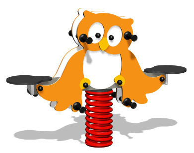 Jeu sur ressort Hibou - sécurité optimale - version duo et PMR_0