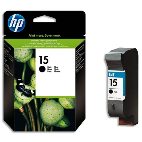Hp cartouche jet d'encre noir xl 15 c6615d