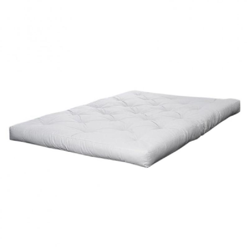 MATELAS TRADITIONAL FUTON COULEUR NATUREL COUCHAGE 180 X 200 CM_0