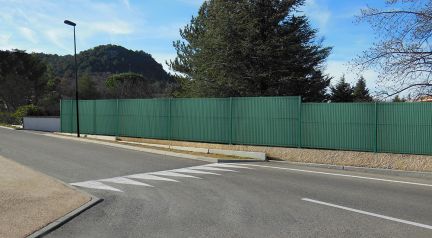 Occultant de treillis soudés en pvc pour grillage - la clôture française - 1,03 m à 1,93 m_0