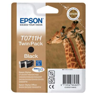 Pack 2 cartouches Epson T0711H pour imprimantes jet d'encre_0