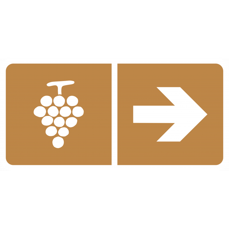 Panneau H23 - Présignalisation d'un itinéraire touristique - Gamme Innov - WP Signalisation_0