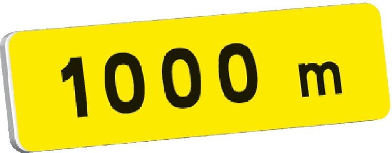 Panonceaux Taliasign KM 900x250 mm classe 1 Dangers Temporaires - PNTLGLV1KM1-TL02/P_0