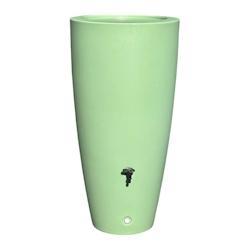 PLAST'UP ROTOMOULAGE Pot conique récupérateur d'eau de pluie aérien 200l - VERTPISTACHE - vert 0637962081251_0