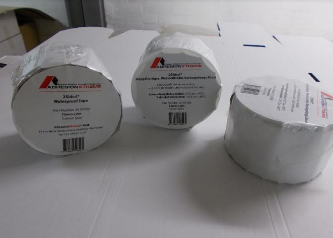 Ruban d'étanchéité double-face - 2sided® - Dimensions standards: 50/75mm largeur x 15m longueur - Épaisseur: 1,5mm_0