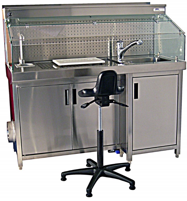 Table de Macroscopie en plusieurs largeurs - inox 316L - REF.: 4810_0