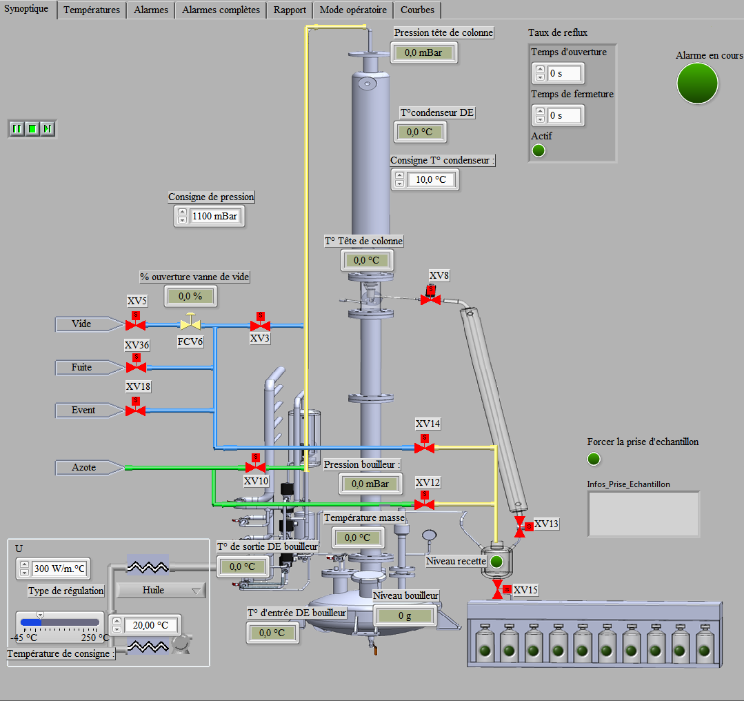 Unité de distillation Algochem - fonctions avancées de contrôle et colonnes garnies sur mesure_0