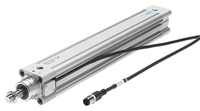 Vérin pneumatique double effet - ISO 15552 DNCI - avec système de mesure incrémental intégré_0