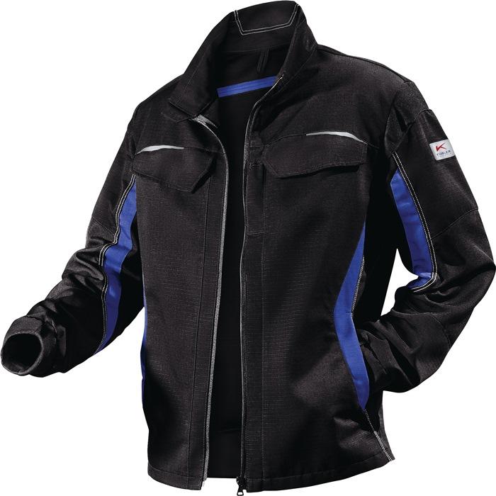 Veste IMPULSION 1324 taille 56 noir/bleu bleuet 65 % PES / 35 % coton KàoeBLER_0