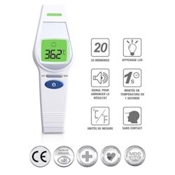 YOGHI Thermomètre Frontal Numérique – Norme Médical 93-42-eec Ufr106 - 3662738025006_0