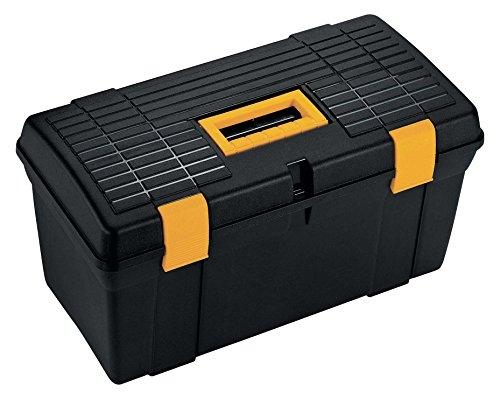 Mallette à outils TERRY Club Classic 2033 V - Noir/Jaune avec plateau amovible et poignées rétractables_0