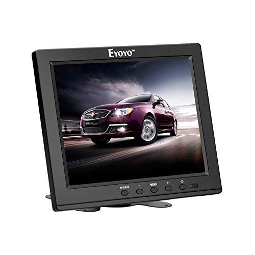 EYOYO - Écran TFT LCD 8 pouces, moniteur vidéo couleur 1024x768 - Entrées VGA, BNC, AV et HDMI_0