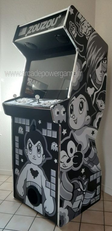 Borne d'arcade prémium Z27 - Raspberry Pi 4 2GB - Arcade Power Game avec écran 27'' et design artistique par Nokat_0
