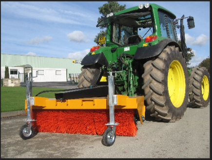 Balayeuse Agri'sweep - Désherbage alternatif avec orientation manuelle et option bac de ramassage 270L_0