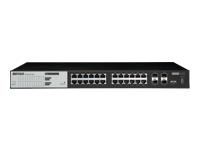 BUFFALO Business Switch Giga - Web Smart Switch BSL-WS-G2124M - 24 ports Gigabit - Montable sur rack ou bureau_0