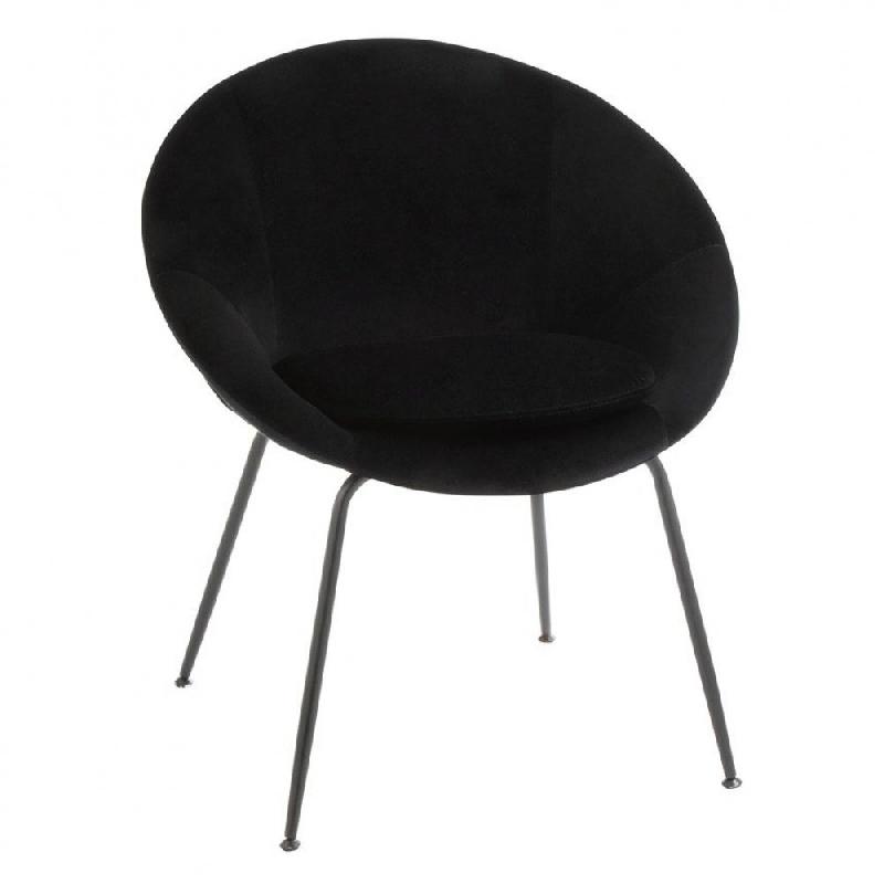 CHAISE TROE RONDE  / NOIR_0