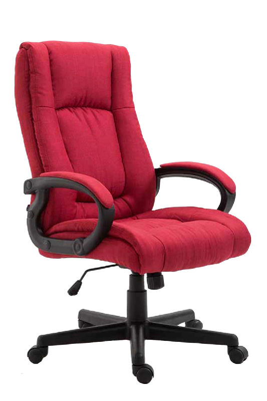 CLP Fauteuil de bureau XL Sparta tissu Rouge - rouge textile 192342005_0