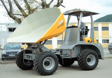 Dumper à pneus girabenne Bergmann 4500L - 2090R, capacité 4,5 m³, charge utile 9000 kg_0