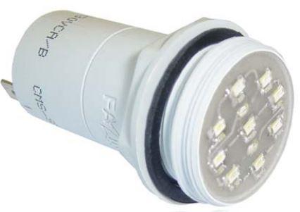Fcms fanal 79660694 ø 30mm - Voyant monophasé LED IP67 IK10 - Fixation par écrou plastique_0