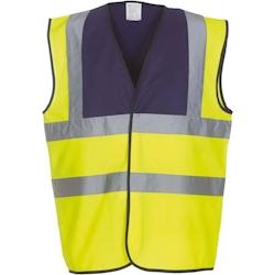 Gilet haute visibilité YOKO jaune|marine T.M Yoko - M polyester 6933883202992_0