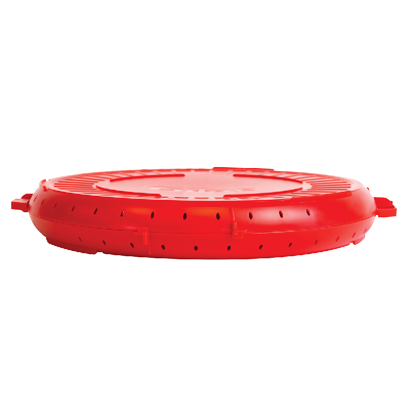 Lot de 10 boites rondes réutilisables pour pizzas et patisseries - BTPIZHDRG-GL01/REU_0