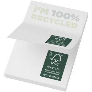 Mémos autocollants recyclés 50 x 75 mm sticky-mate® référence: ix352860_0