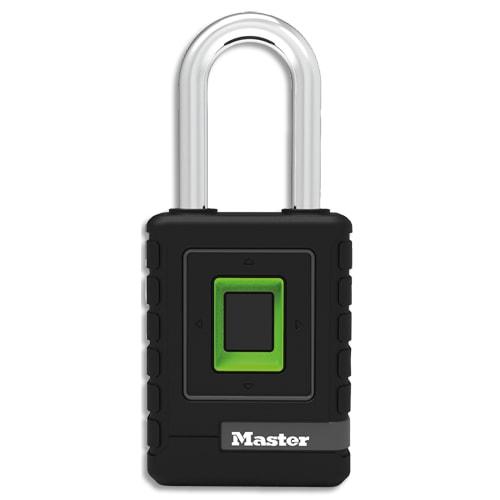 Master lock cadenas biométrique en métal de largeur 56 mm. Possible 10 empreintes_0