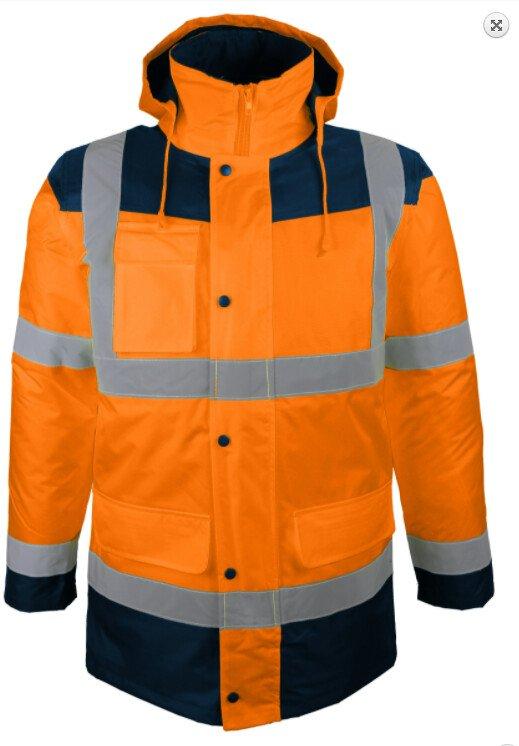 Parka matelassée 4 en 1 PIAMO orange - Tailles : 3XL_0