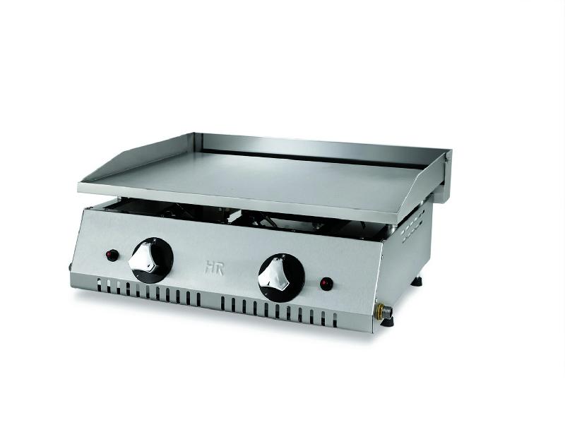Plancha électrique professionnelle monophasée - plaque 15mm en acier rectifié 4000W - modèle PLCE6100RT_0