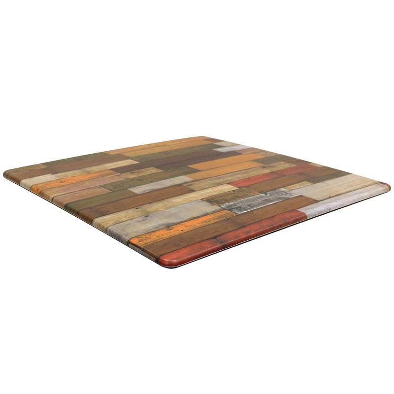 Plateau de table Topalit Smart Line 70x70 - PLANCHA ROUGE_0