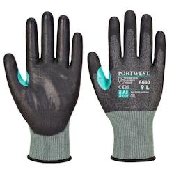 Portwest - Gants anti coupures en PU VHR18 noir Noir Taille 11 - noir 5036108360895_0