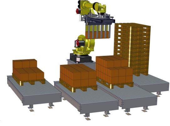 Robot palettiseur carton