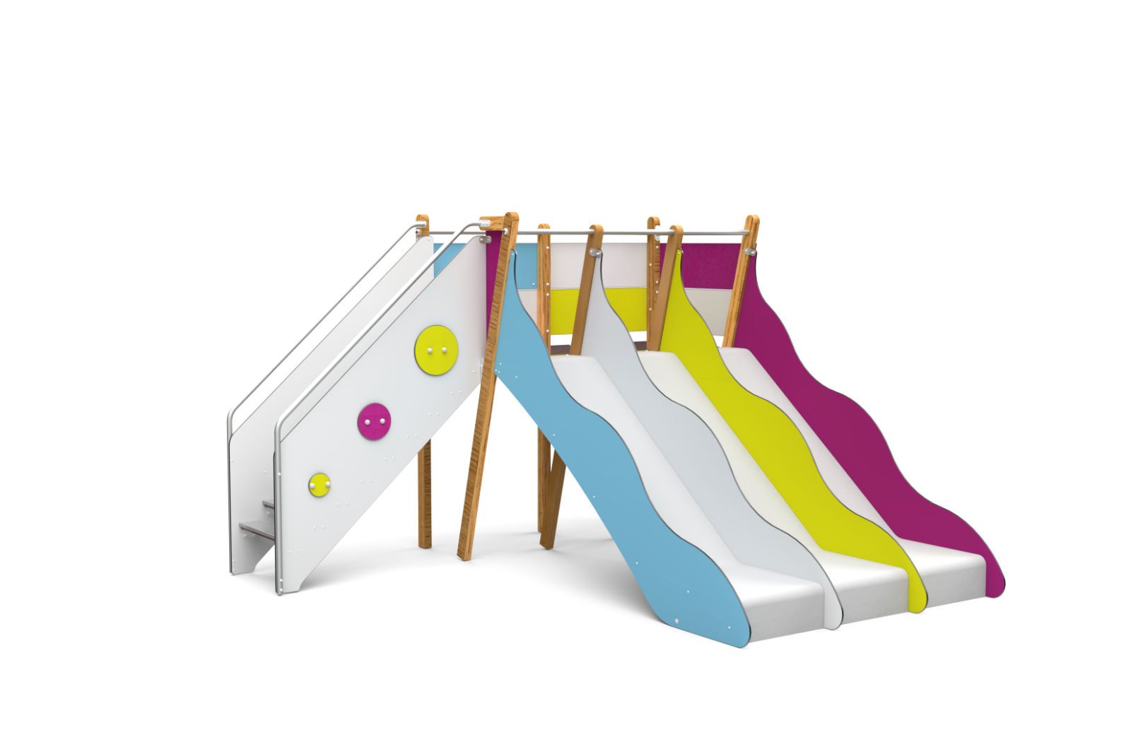 Toboggan d'extérieur pour enfants de 2 à 7 ans -  Tobo'Gliss H114_0