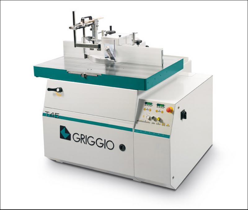 Toupie à bois Griggio T45 - lourde avec arbre inclinable, table 1200x750 mm, moteur autofreinant 7,5 CV_0
