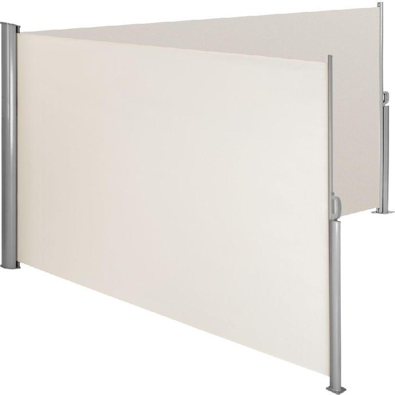 AUVENT STORE LATÉRAL BRISE-VUE PARAVENT RÉTRACTABLE DOUBLE BEIGE 160 X 600 CM 2208129_0