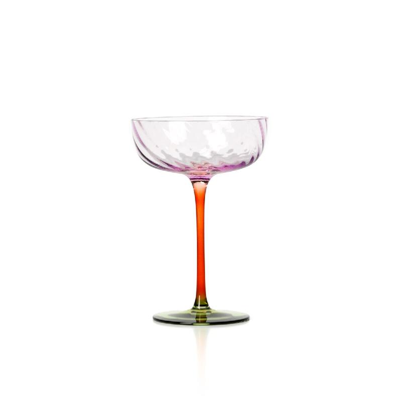 Bazar Bizar Verre à cocktail en verre 10.8x17.5 cm multicolore - multicolore CNSJ004GrAmPu_0