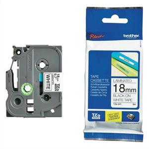 Brother ruban pour ptouch laminé noir/blanc 18mmx8m tze241_0