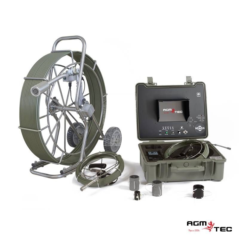 Caméra de canalisation tubicam® trio - agm-tec - diamètres d'inspection : ø20 à ø400 mm_0