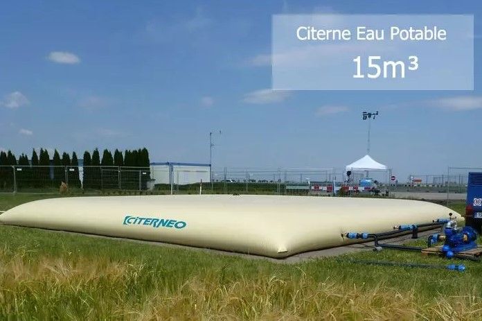 Citerne souple eau potable 15m³ - NEATFX - Toile EXOM ACS - Compacte et pliable_0