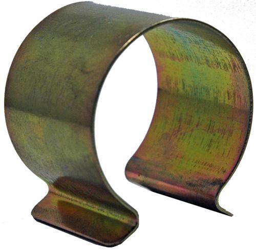 Clips en acier anti-corrosion pour tubes ronds - Fixation film de serre - Longueur 25mm ou 30mm - Lot de 10_0