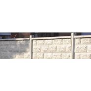 Clôture gros moellons - DBV - ton pierre - décorée sur une face - poids 83 kg_0