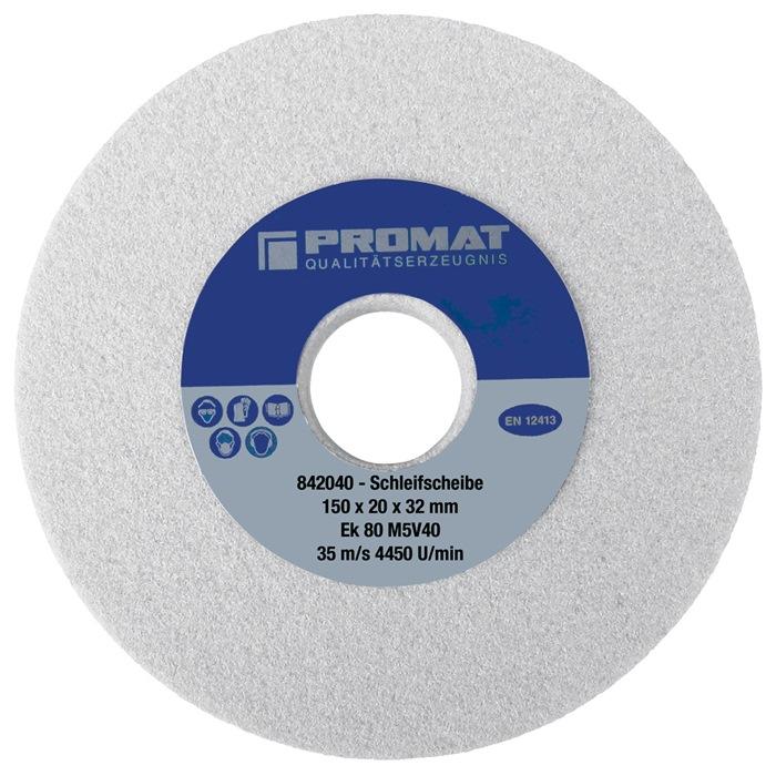Disque pour tourets à  meuler D.300xl40x76mm 80 forme A oxyde d'aluminium PROMAT_0