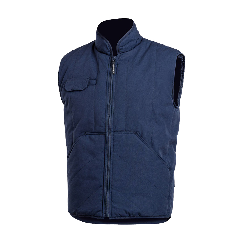 Gilet multipoches HIMALONEW matelassé, sans manches 65% polyester 35% coton (Marine) - PCGF20-S - Difac_0