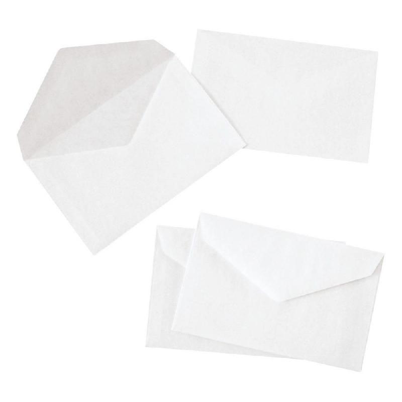 GPV ENVELOPPE POUR ÉLECTION LA COURONNE - 140 X 90 MM - BLANC - BOITE DE 1000