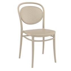 Ligne chr venise chaise - taupe 9206 - gris plastique MCH-751244-TAUP_0