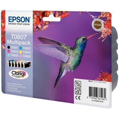 Lot de 6 cartouches jet d'encre Epson T0807 - C13T08074011_0