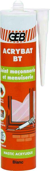 MASTIC ACRYBAT CARTOUCHE 310 ML BLANC