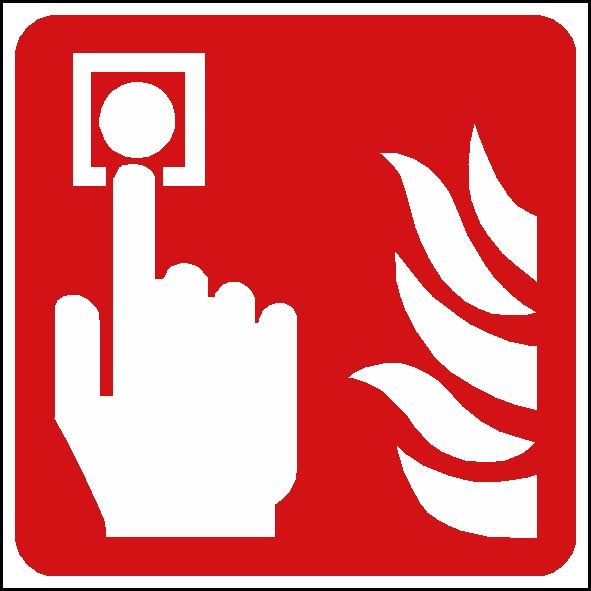Panneau de signalisation - Point d'alarme d'incendie - Norme ISO 7010 - Fabrication française et sur-mesure_0